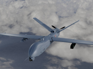 Anka turkish uav Modèle 3D