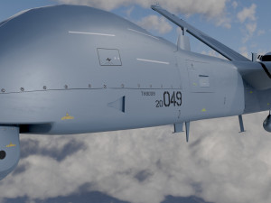 Anka turkish uav Modèle 3D