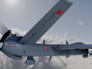 Anka turkish uav Modèle 3D