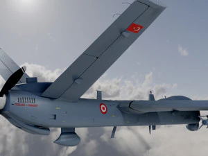 Anka turkish uav 3D Model