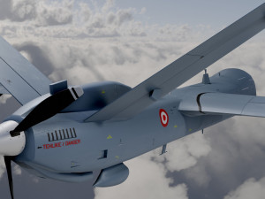 Anka turkish uav Modèle 3D