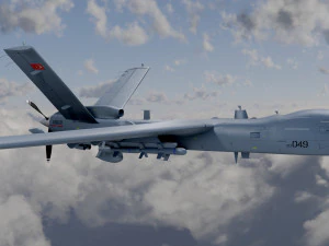 Anka turkish uav 3D Model