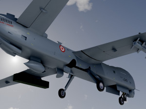Anka turkish uav Modèle 3D