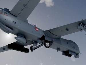 Anka turkish uav 3D Model