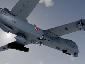 Anka turkish uav Modèle 3D
