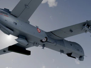 Anka turkish uav 3D Model