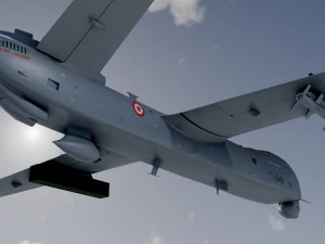 Anka turkish uav 3D Model