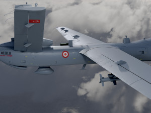 Anka turkish uav Modèle 3D