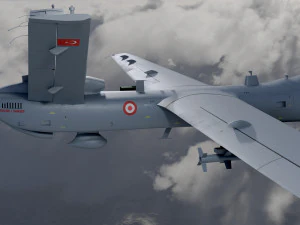 Anka turkish uav 3D Model
