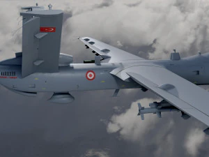 Anka turkish uav 3D Model