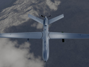 Anka turkish uav Modèle 3D