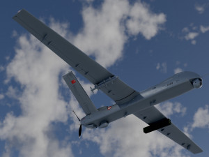 Anka turkish uav Modèle 3D