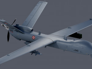 Anka turkish uav Modèle 3D