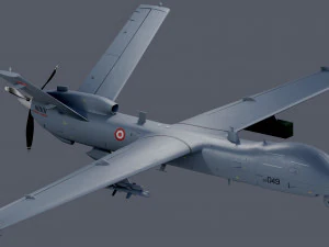 Anka turkish uav 3D Model