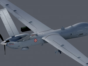 Anka turkish uav Modèle 3D