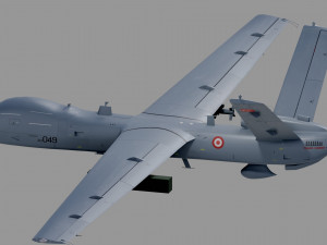Anka turkish uav Modèle 3D