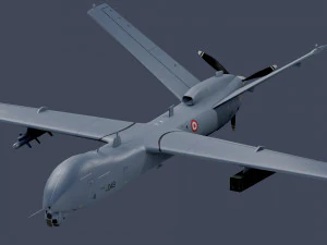 Anka turkish uav 3D Model