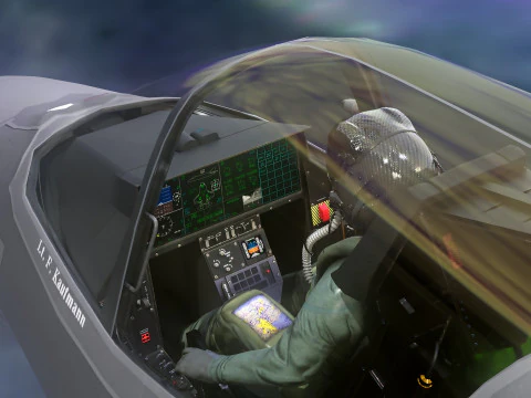 F-35B Lightning II- Rigged with high resolution cockpit 3D Model