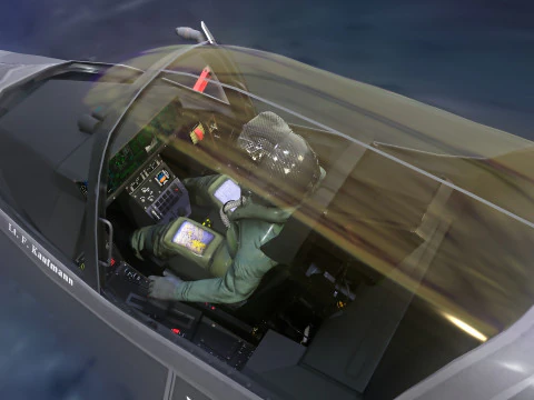 F-35B Lightning II- Rigged with high resolution cockpit 3D Model