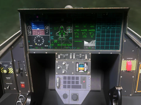 F-35B Lightning II- Rigged with high resolution cockpit 3D Model