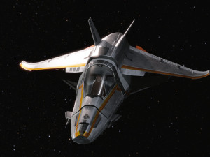 Space Ship - Star Fighter 3D Model