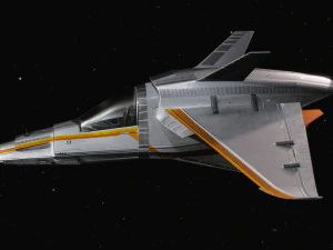 Space Ship - Star Fighter 3D Model