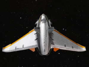 Space Ship - Star Fighter 3D Model