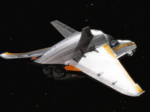 Space Ship - Star Fighter 3D Model