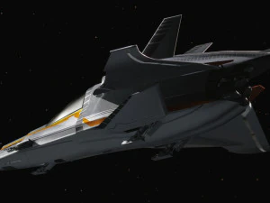 Space Ship - Star Fighter 3D Model