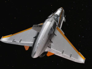 Space Ship - Star Fighter 3D Model
