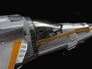 Space Ship - Star Fighter 3D Model