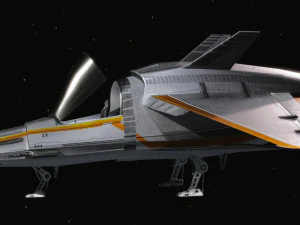 Space Ship - Star Fighter 3D Model
