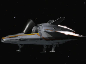 Space Ship - Star Fighter 3D Model