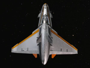 Space Ship - Star Fighter 3D Model