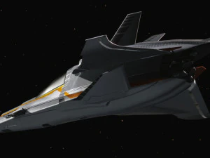 Space Ship - Star Fighter 3D Model