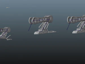 Space Ship - Star Fighter 3D Model
