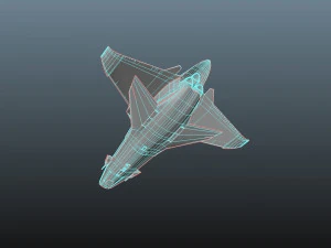 Space Ship - Star Fighter 3D Model