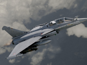 Dassault Rafale B - Rigged - High Resolution Cocpit Modello 3D