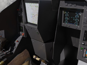 Dassault Rafale B - Rigged - High Resolution Cocpit Modello 3D