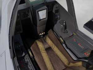 Dassault Rafale B - Rigged - High Resolution Cocpit Modello 3D