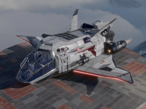 Space Ship - include inside 3D Model