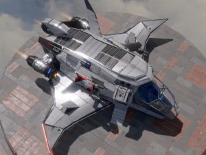 Space Ship - include inside 3D Model