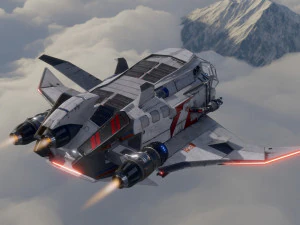 Space Ship - include inside 3D Model