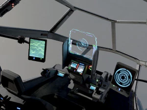 Space Ship - include inside 3D Model