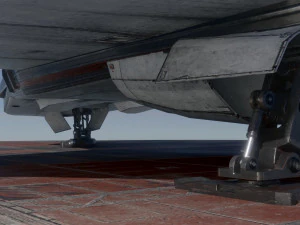 Space Ship - include inside 3D Model