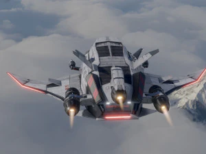 Space Ship - include inside 3D Model