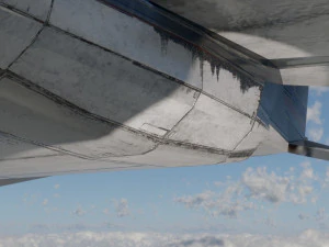 Space Ship - include inside 3D Model