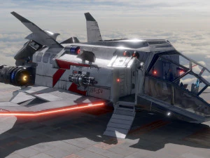 Space Ship - include inside 3D Model