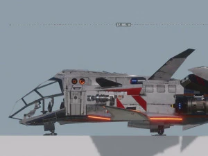 Space Ship - include inside 3D Model