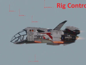 Space Ship - include inside 3D Model